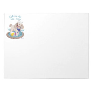 California Poodle Notepad