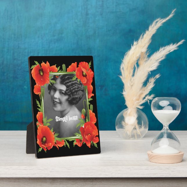 California Poppies Art Frame Plaque (Side)