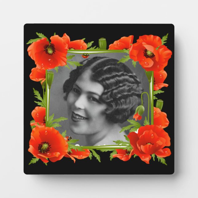 California Poppies Art Plaque (Front)