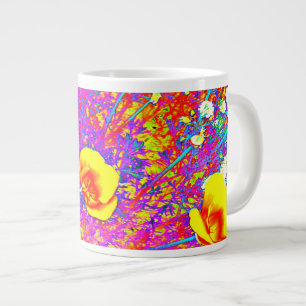 CALIFORNIA POPPIES LARGE COFFEE MUG