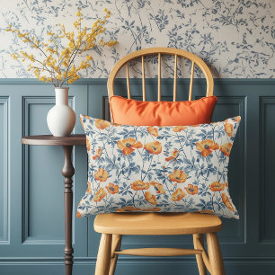 California Poppies Lumbar Cushion