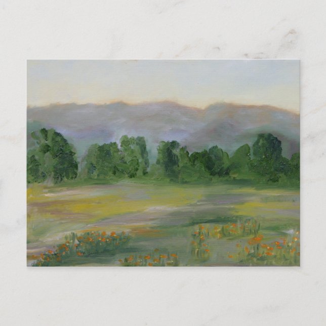 California Poppies Postcard (Front)