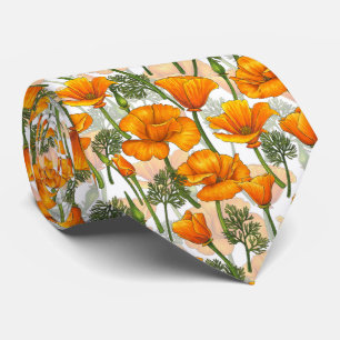 California poppies tie