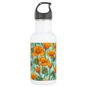 California poppy 532 ml water bottle