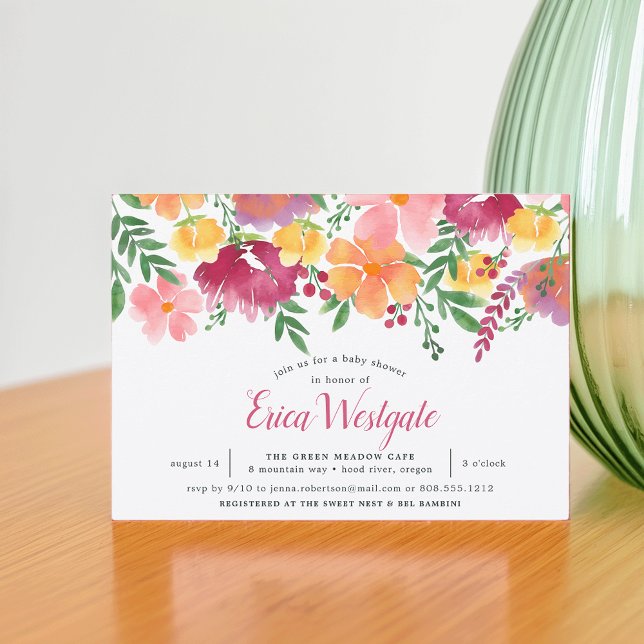 California Poppy | Baby Shower Invitation (Creator Uploaded)