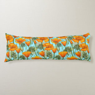 California poppy body cushion