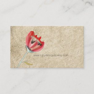California Poppy Business Card