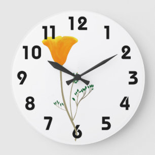 California Poppy Clock