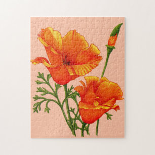 California poppy jigsaw puzzle