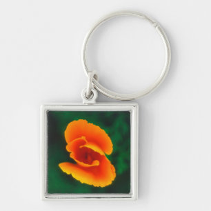 California Poppy Key Ring