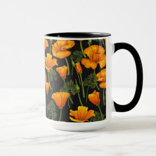 California poppy mug