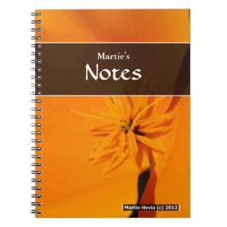 California Poppy Notebook