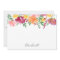 California Poppy Personalised Stationery Flat Card