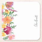 California Poppy Personalised Stationery Flat Card