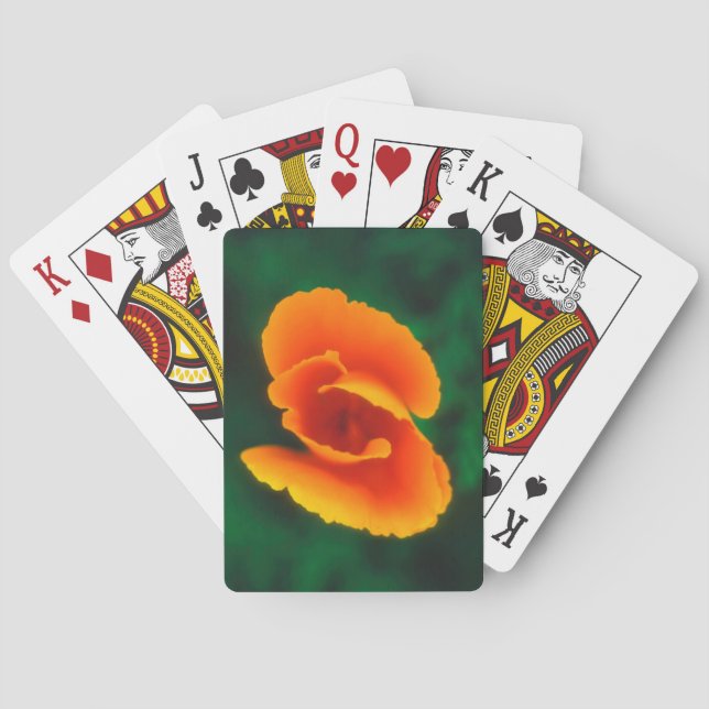 California Poppy Playing Cards (Back)