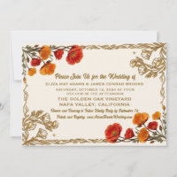 California Poppy Vintage 19th Century Botanical We