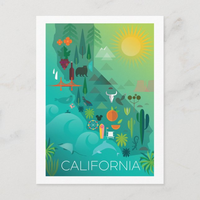 California Postcard (Front)