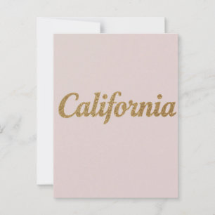 California Postcard – Bold Typography Design