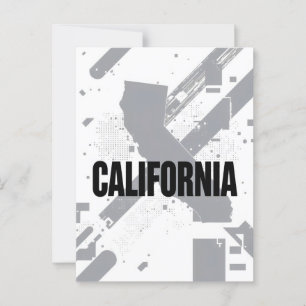 California Postcard – Trendy Text