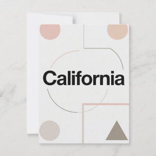 California Postcard – Trendy Text