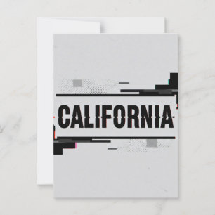 California Postcard – Trendy Text