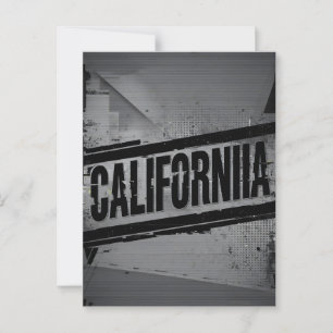 California Postcard – Trendy Text