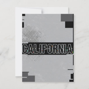 California Postcard – Trendy Text