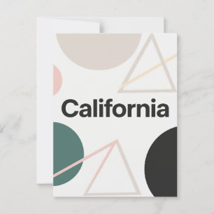 California Postcard – Trendy Text