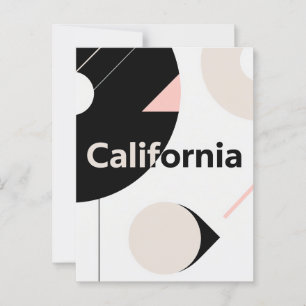 California Postcard – Trendy Text