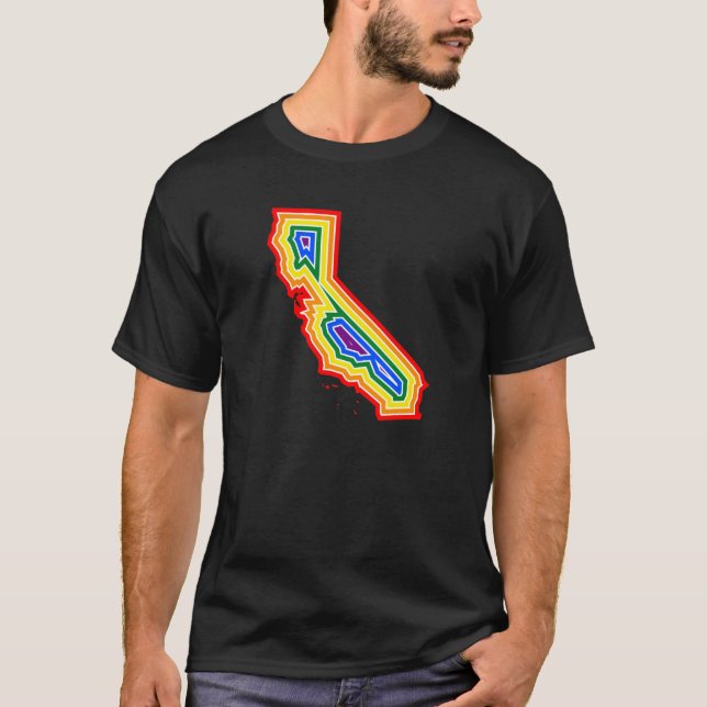 California Pride Burst Tee (#02) (Front)