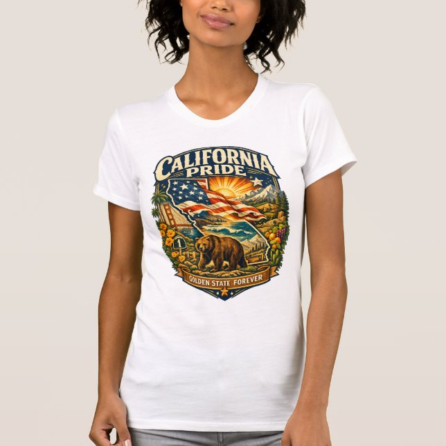 California Pride Golden State Forever T-Shirt (Front)