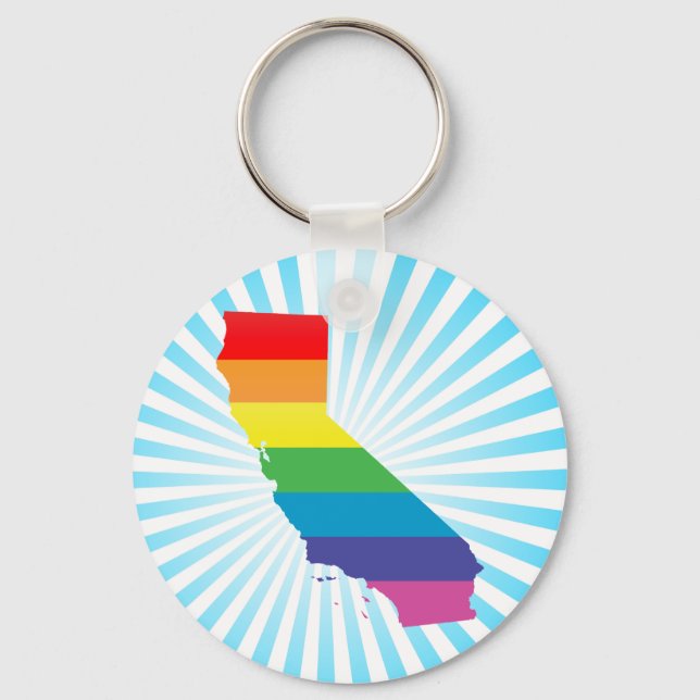 california pride. key ring (Front)
