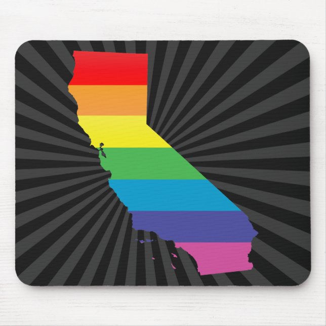 california pride. mouse pad (Front)
