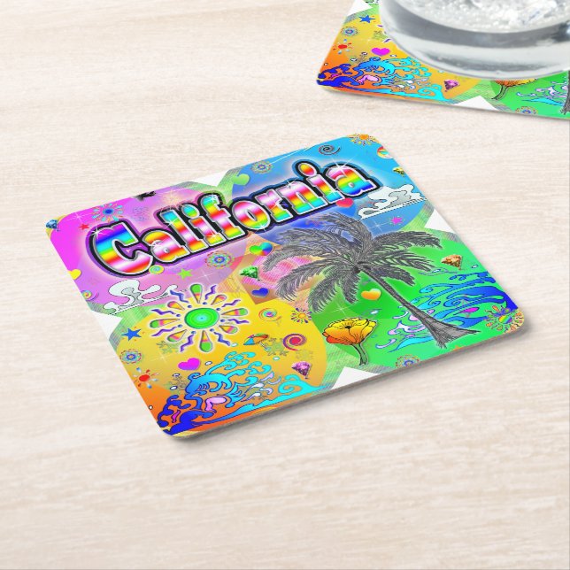 California Quadro Seasons Coaster (Angled)