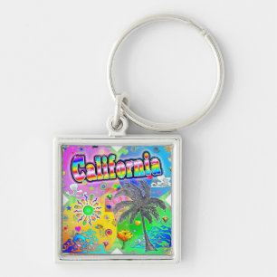 California Quadro Seasons Keychain