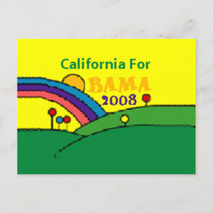 California Rainbow Postcard