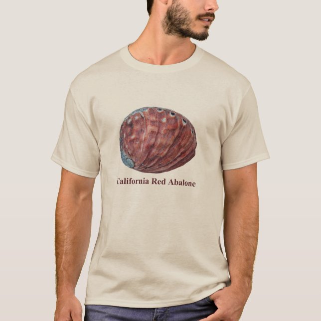California Red Abalone Diving T-Shirt (Front)