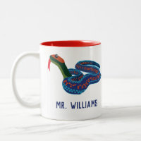 California Red Sided Garter Snake Personalised Mug