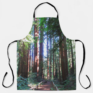 California Redwood Trail All-Over Print Apron
