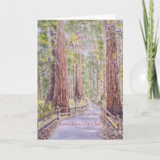 California Redwoods Card