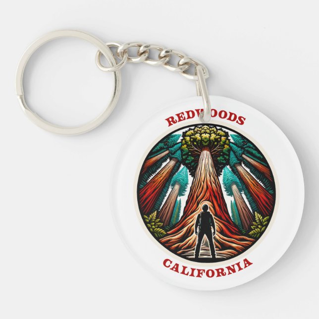 California Redwoods Key Ring (Front)
