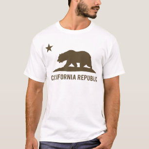 California Republic - Basic - Brown T-Shirt