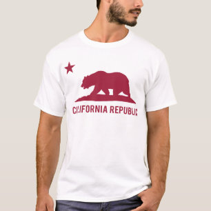 California Republic - Basic - Red T-Shirt