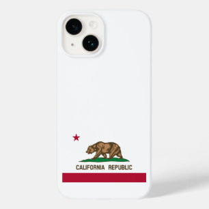 California Republic Bear Flag: Cali Golden State Case-Mate iPhone 14 Case