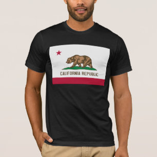 California Republic Bear Flag: Cali Golden State T-Shirt
