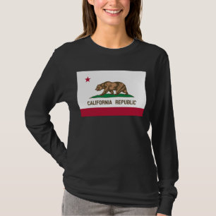 California Republic Bear Flag: Cali Golden State T-Shirt