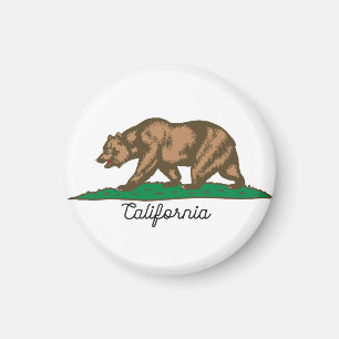 California Republic Bear Magnet