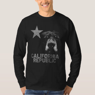 California Republic Bear Monarch Flag Proud patrio T-Shirt