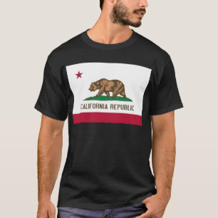 California Republic Bear State Flag T-Shirt
