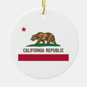 California Republic Ceramic Tree Decoration